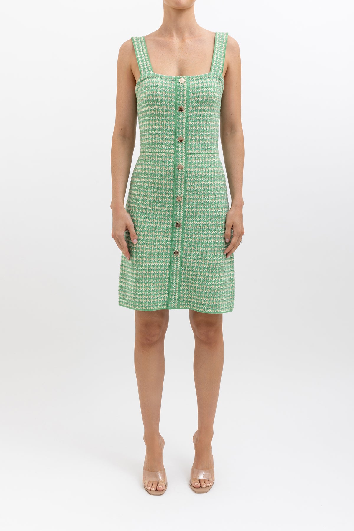 Lea Organic Tweed Mini Dress