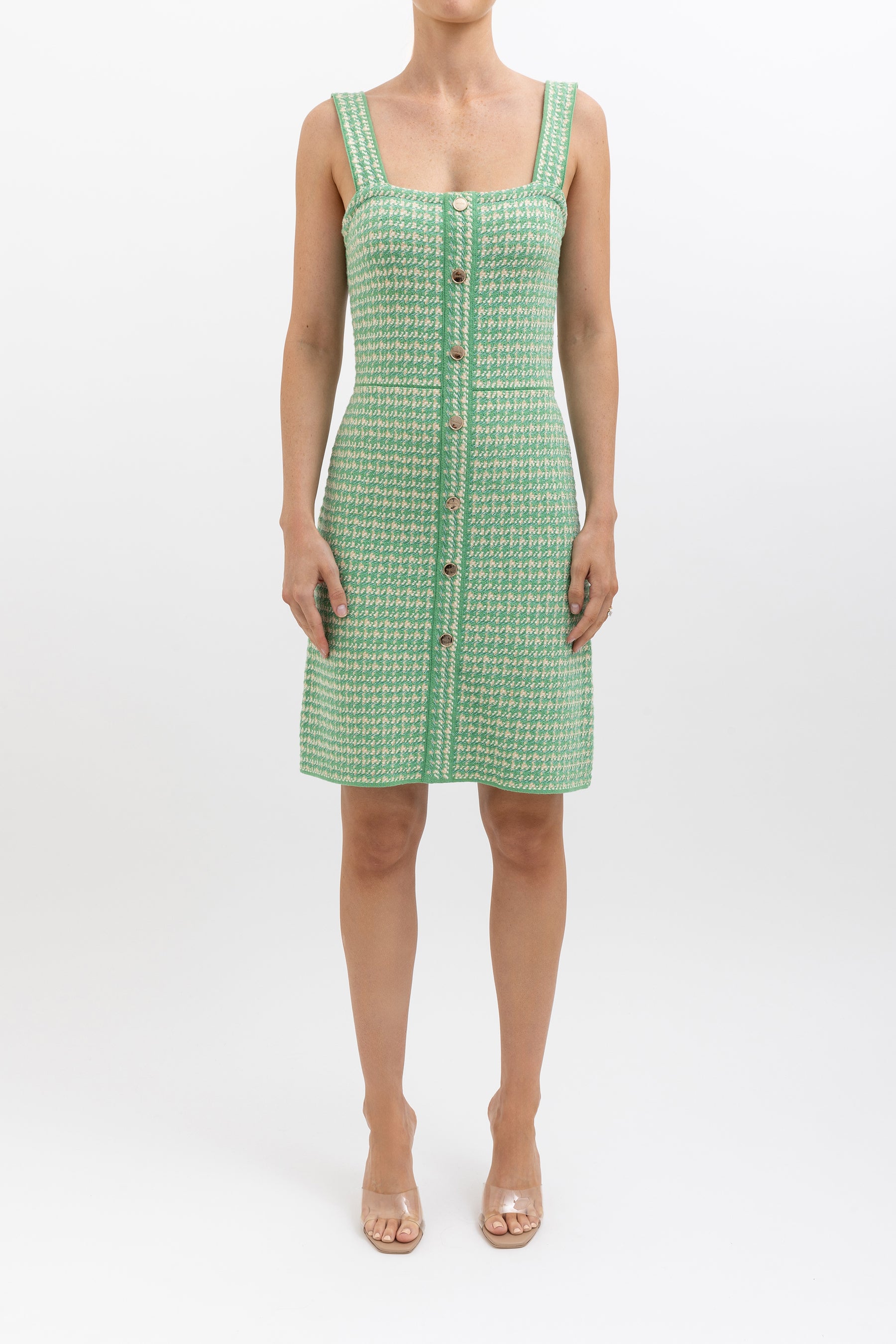 Lea Organic Tweed Mini Dress