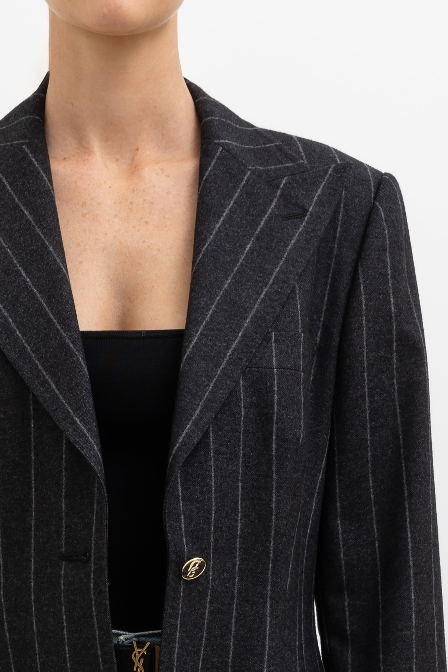 Wool Single Breasted Blazer