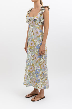 Super Eight Floral Midi Dress