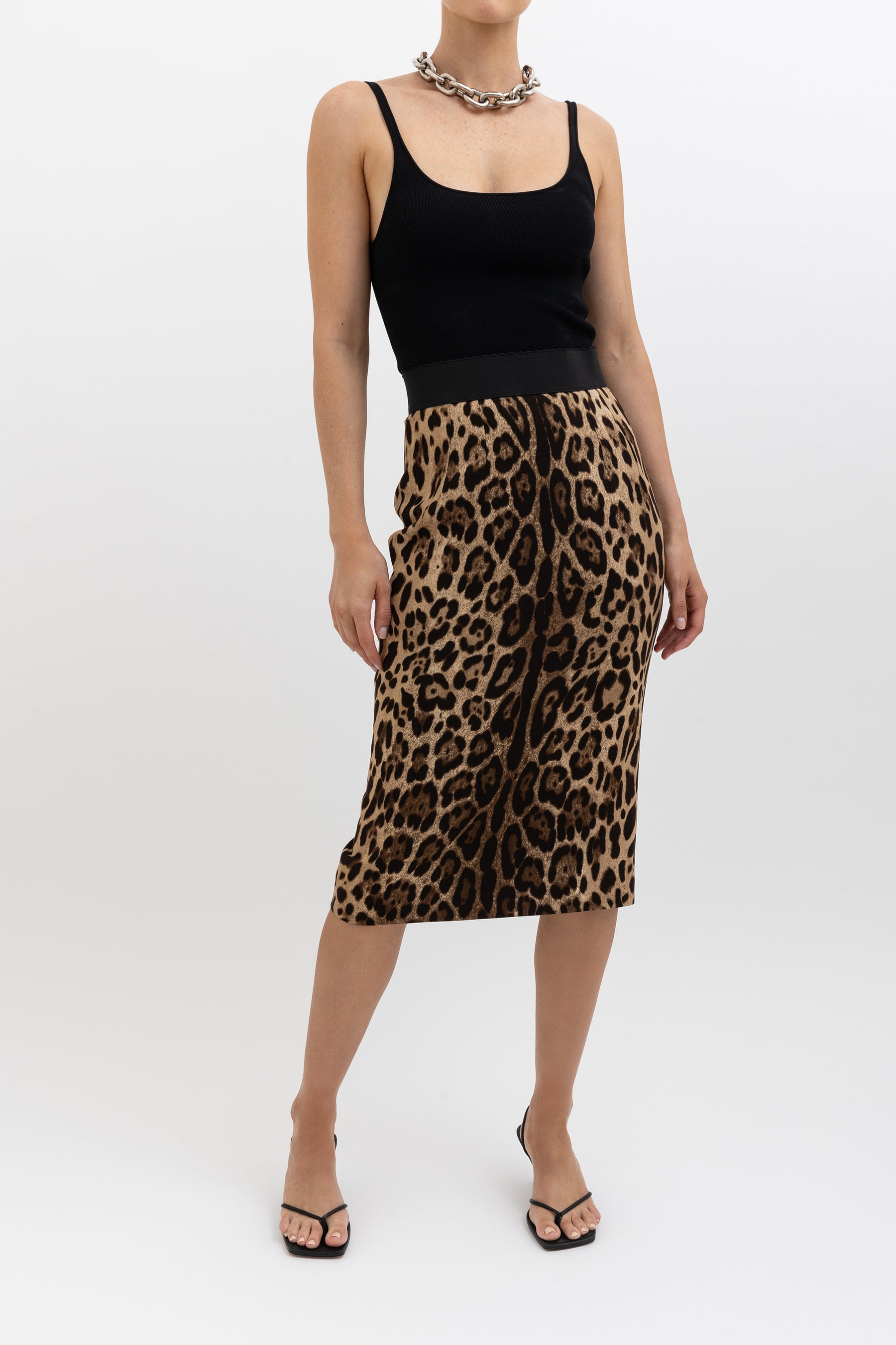 Leopard Print Skirt