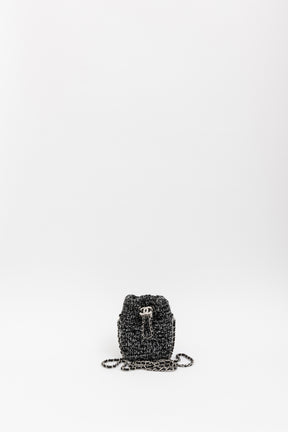 Tweed Mini Bucket Bag