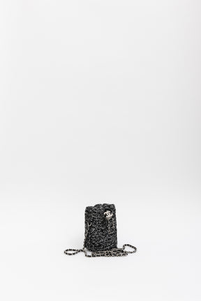 Tweed Mini Bucket Bag