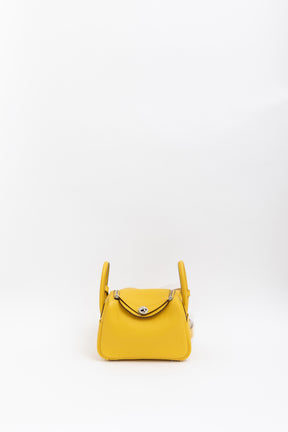 Jaune Ambre Clemence Mini Lindy Bag