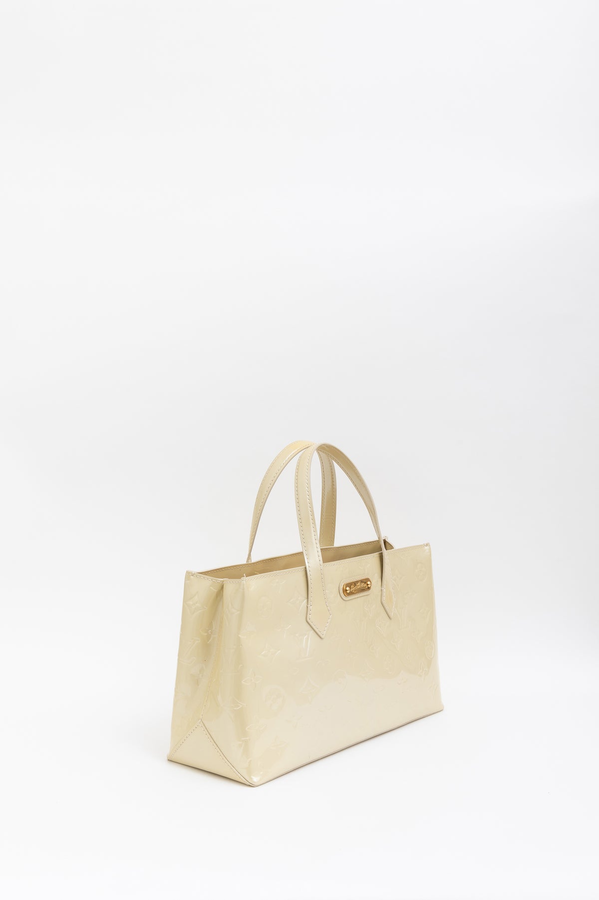 Vernis Patent Leather Tote Bag