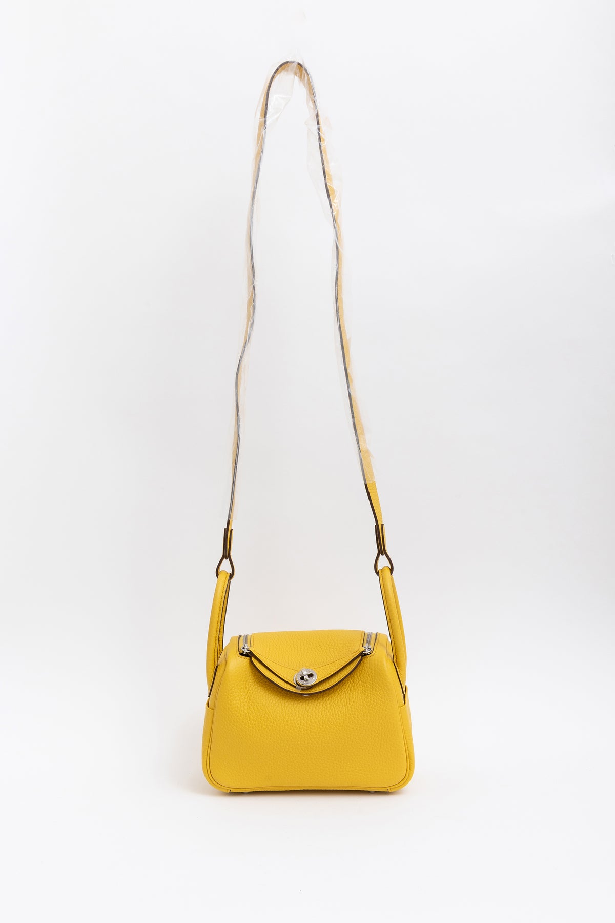 Jaune Ambre Clemence Mini Lindy Bag