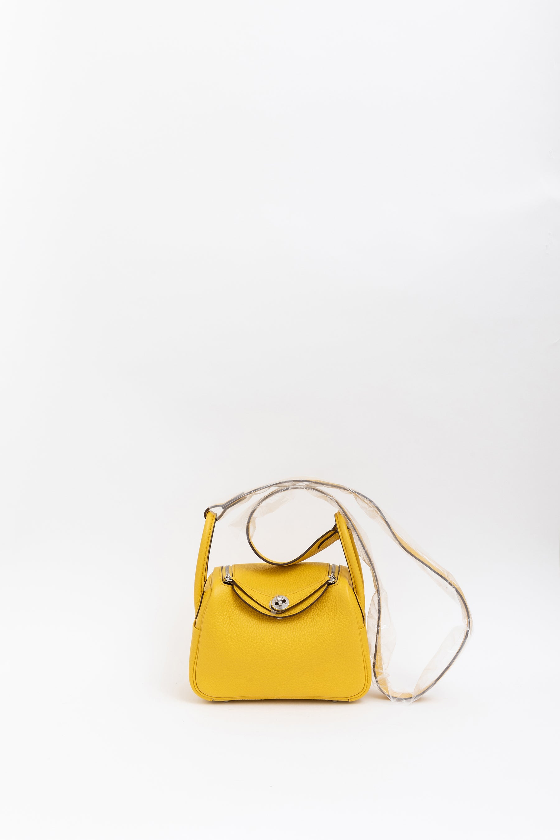 Jaune Ambre Clemence Mini Lindy Bag