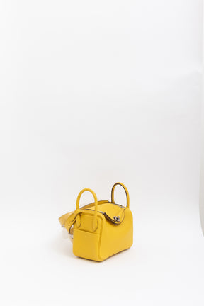 Jaune Ambre Clemence Mini Lindy Bag