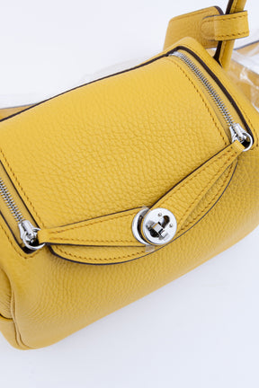 Jaune Ambre Clemence Mini Lindy Bag