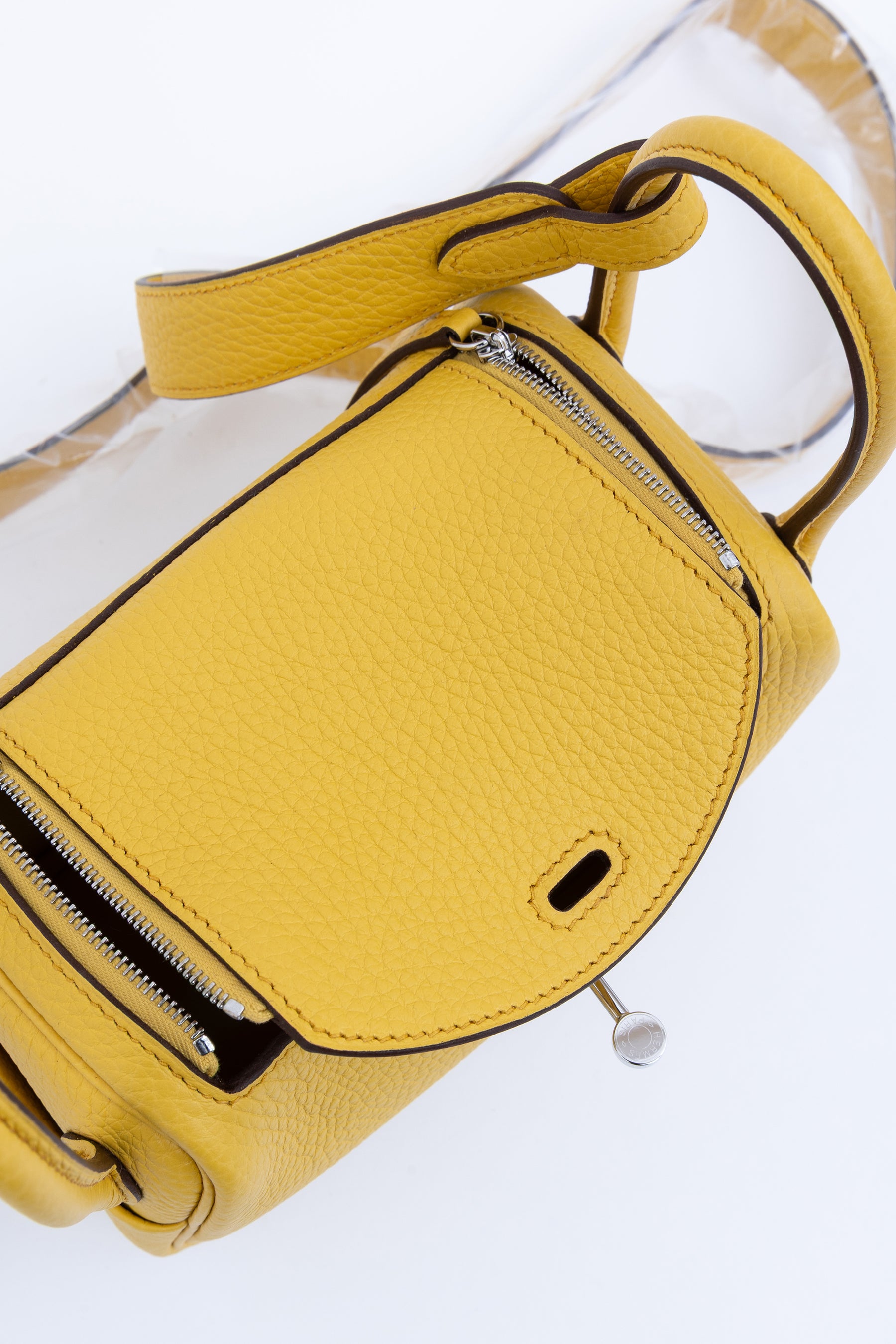 Jaune Ambre Clemence Mini Lindy Bag