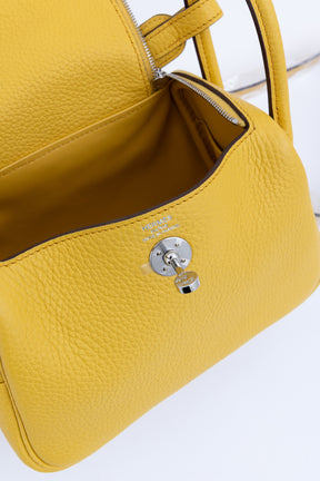 Jaune Ambre Clemence Mini Lindy Bag