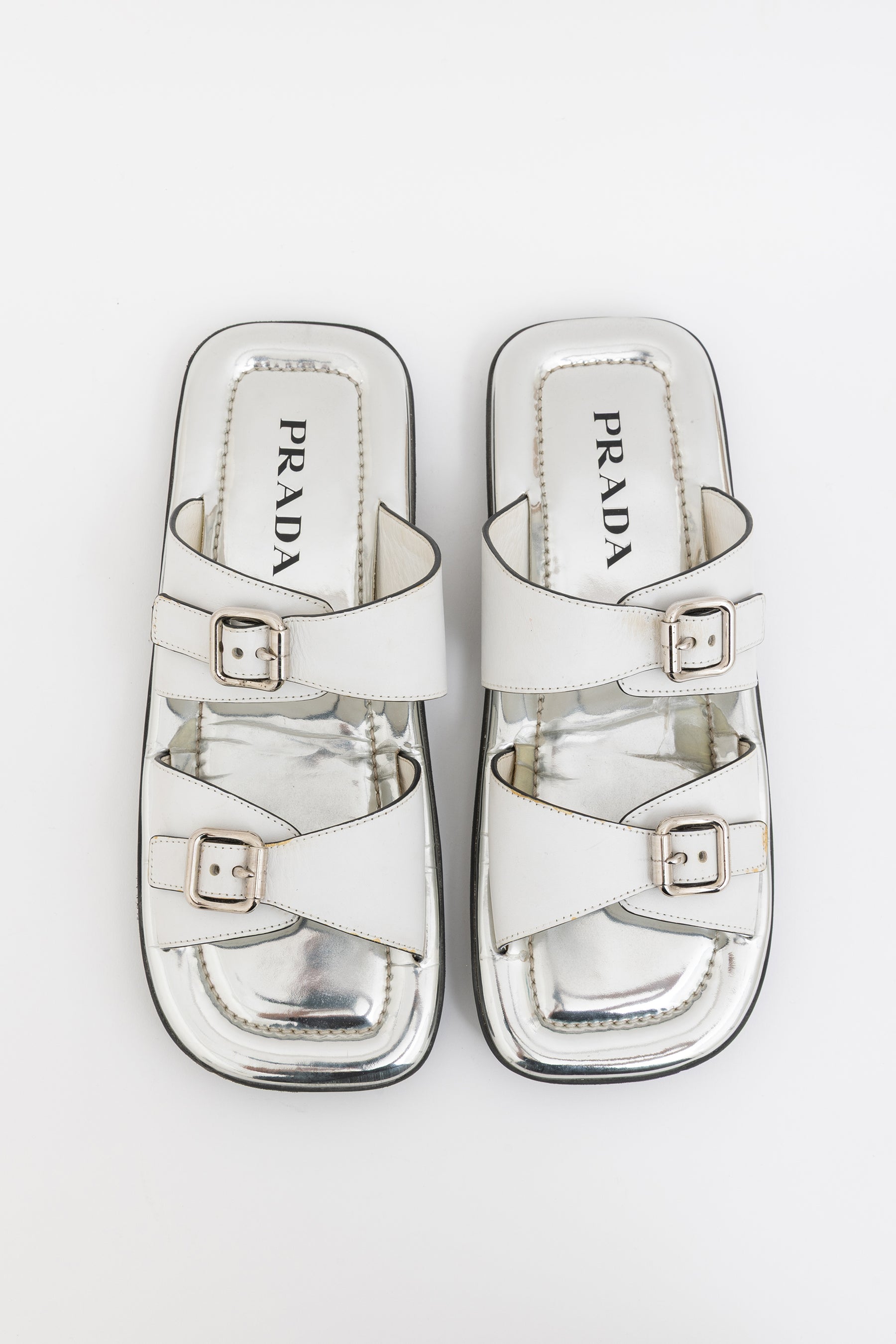 Patent Sandals