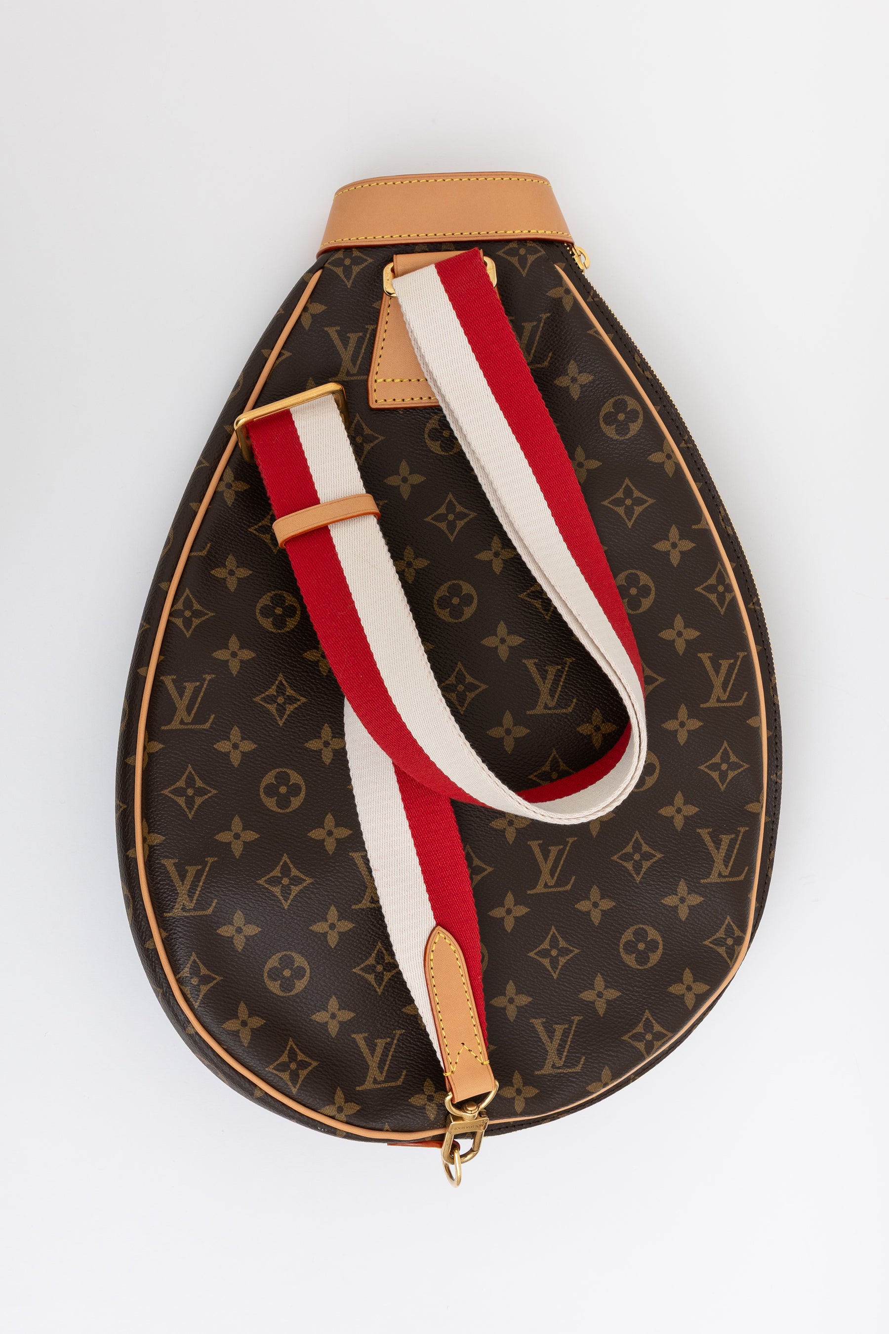 Suzanne Monogram Racket Pouch