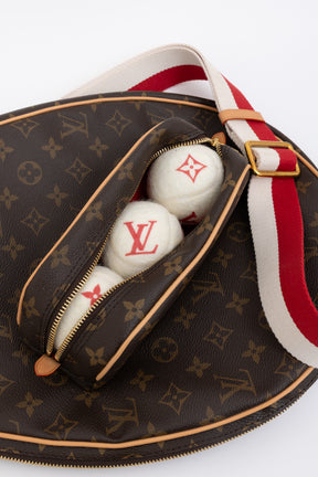 Suzanne Monogram Racket Pouch