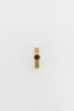 Tubogas 18k Yellow Gold Logo Watch