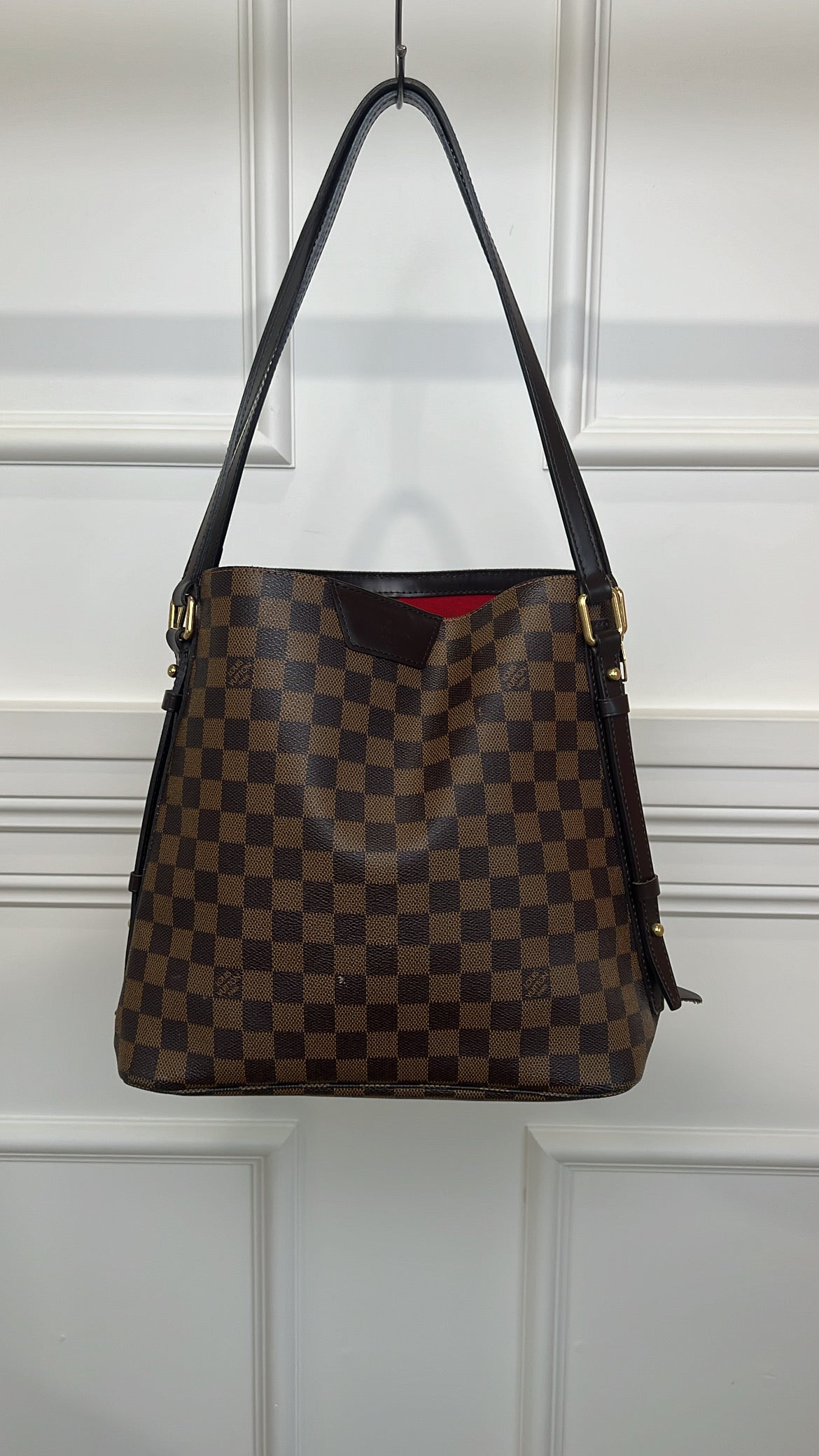 Louis Vuitton Damier Ebene Hippo Rivington Shoulder Bag