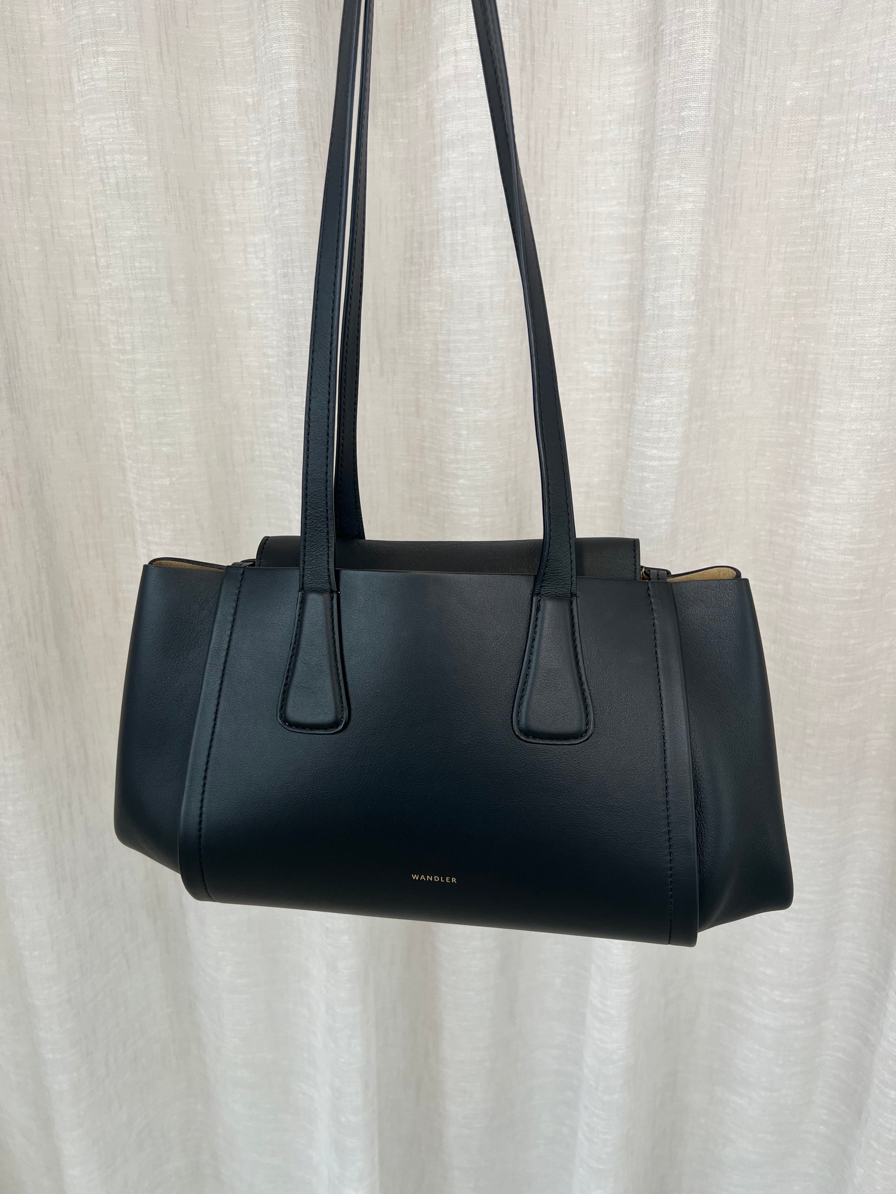 Wandler Black Leather Shoulder Bag