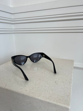 Bottega Veneta The Original 02 Cat Eye Sunglasses Black