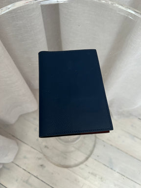 Hermès Navy Epsom Leather Passport Holder