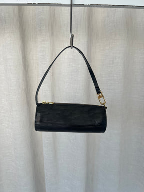 Louis Vuitton Black Epi Leather Mini Papillon Bag