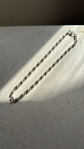 Tiffany & Co. Sterling Silver Small Link Necklace