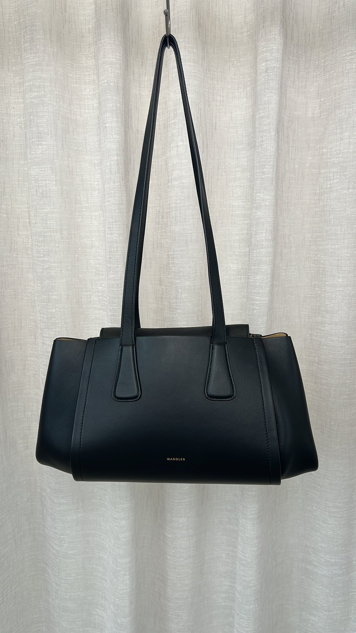 Wandler Black Leather Shoulder Bag