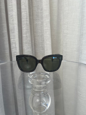 Celine Dark Tortoiseshell Oversized Sunglasses