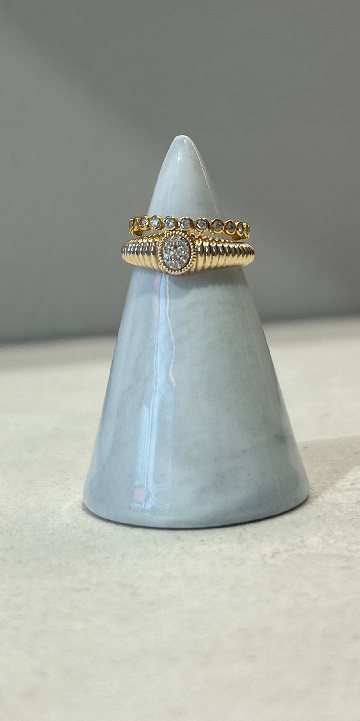 Goldie Paris Rachel Vintage Fluted Ring