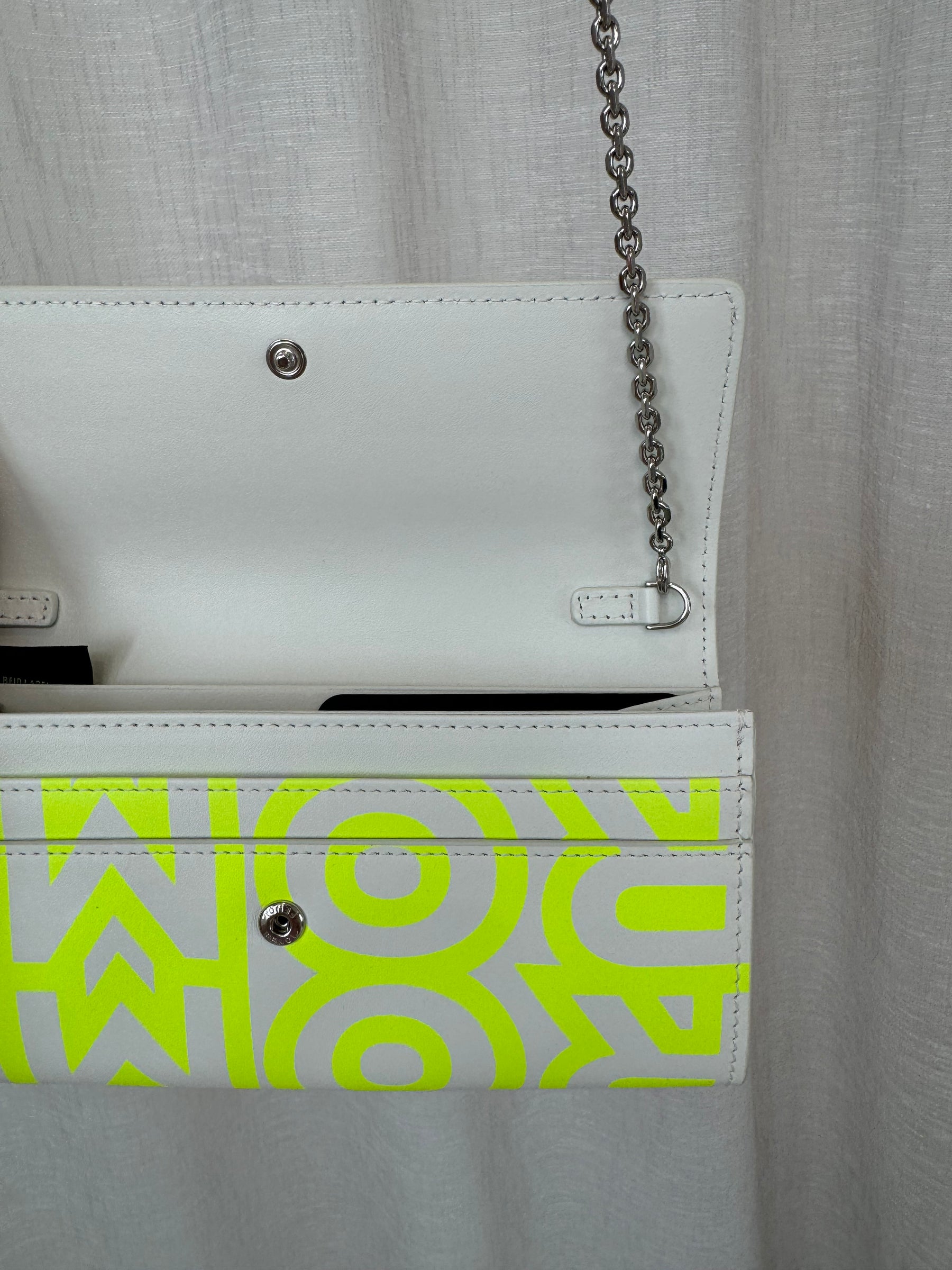 Fendi x Marc Jacobs Neon Fendi Roma Wallet On Chain