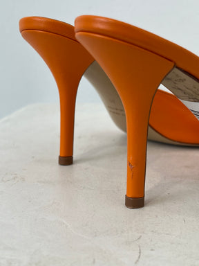 Gia Borghini Orange Mules, 36