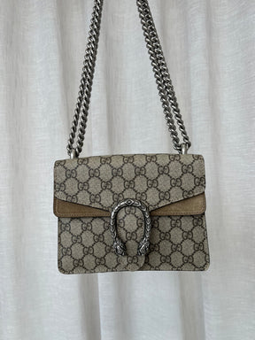 Gucci Monogram Mini Dionysus Shoulder Bag