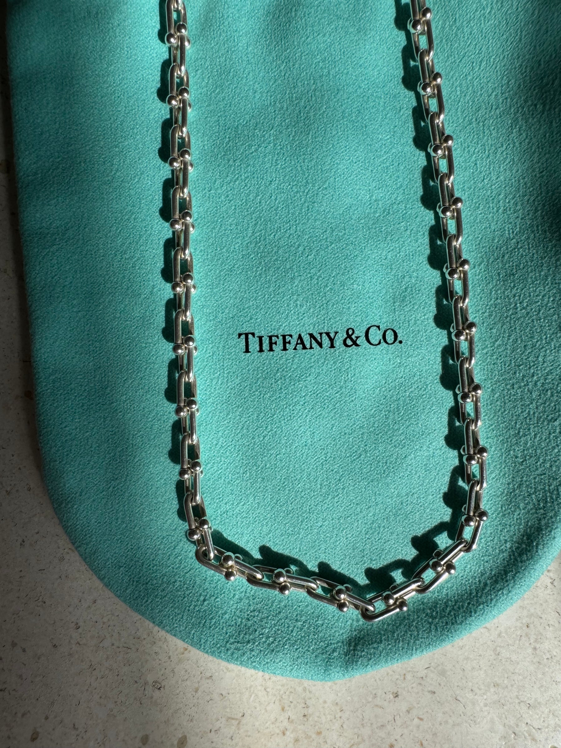 Tiffany & Co. Sterling Silver Small Link Necklace