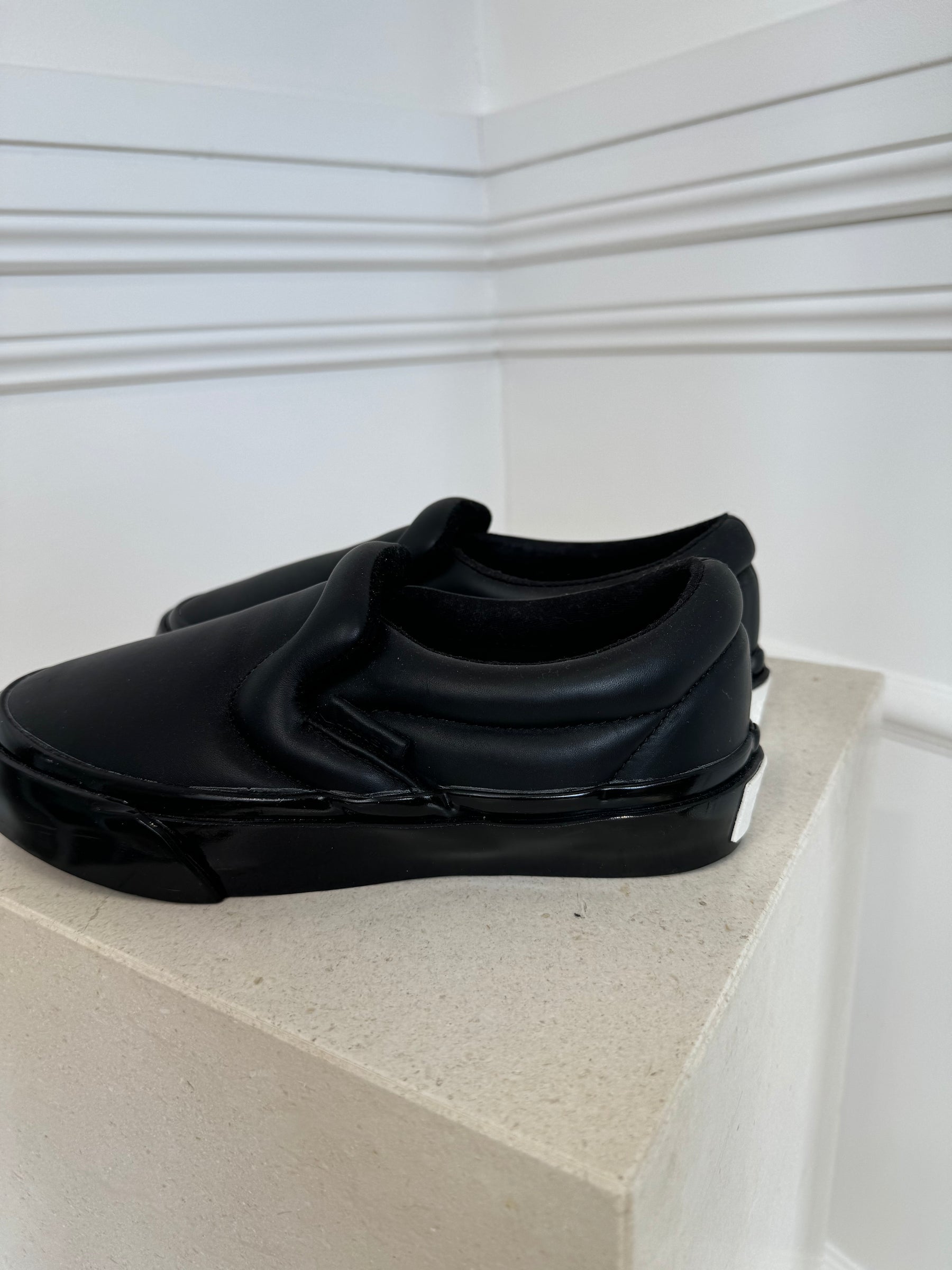 Vans x Proenza Shouler Puffy Slip On Shoes Black, 38 Euro / 7.5 US