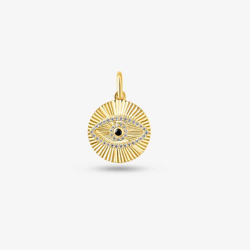 Goldie Paris Evil Eye Medallion Pendant