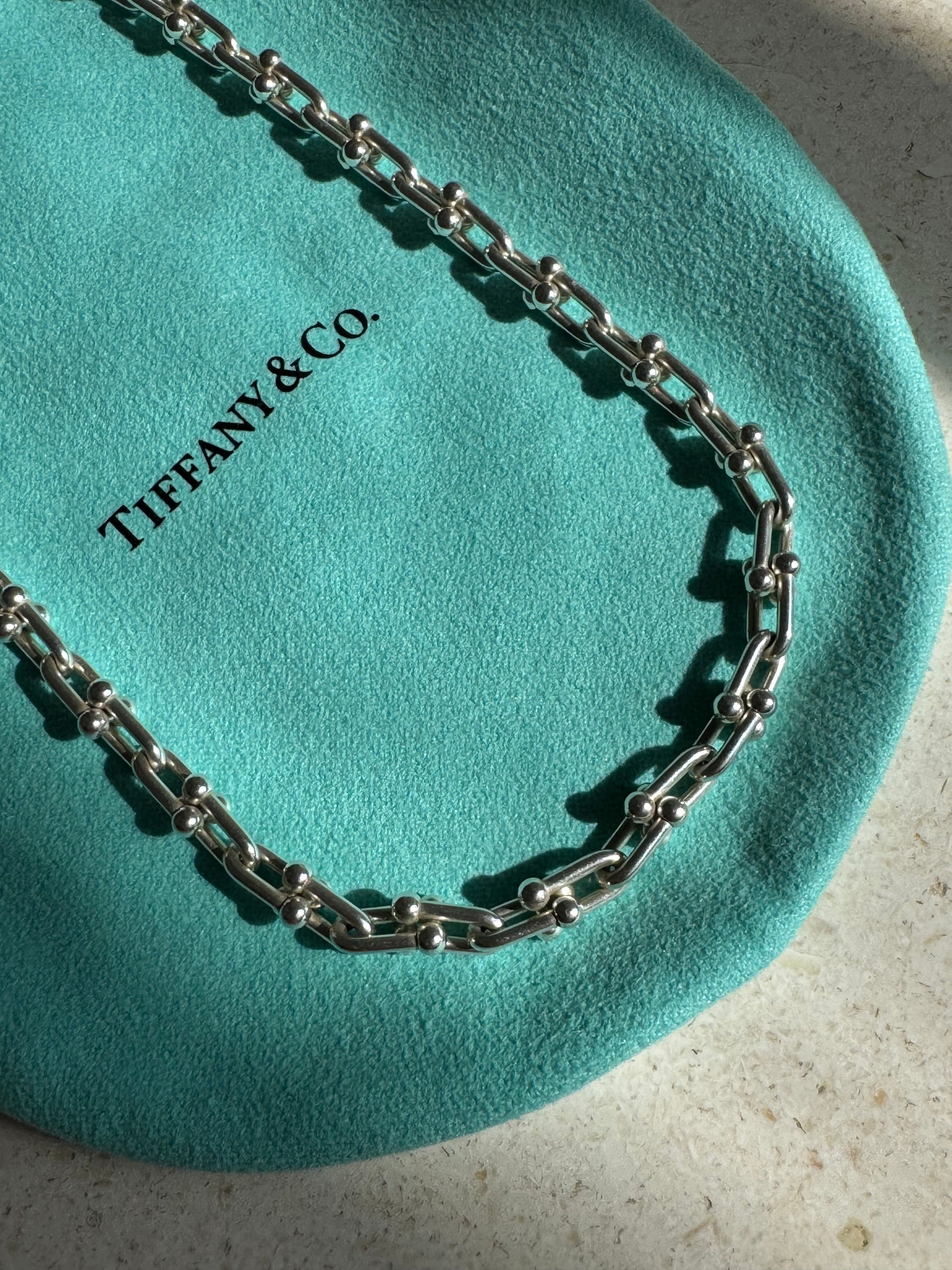 Tiffany & Co. Sterling Silver Small Link Necklace