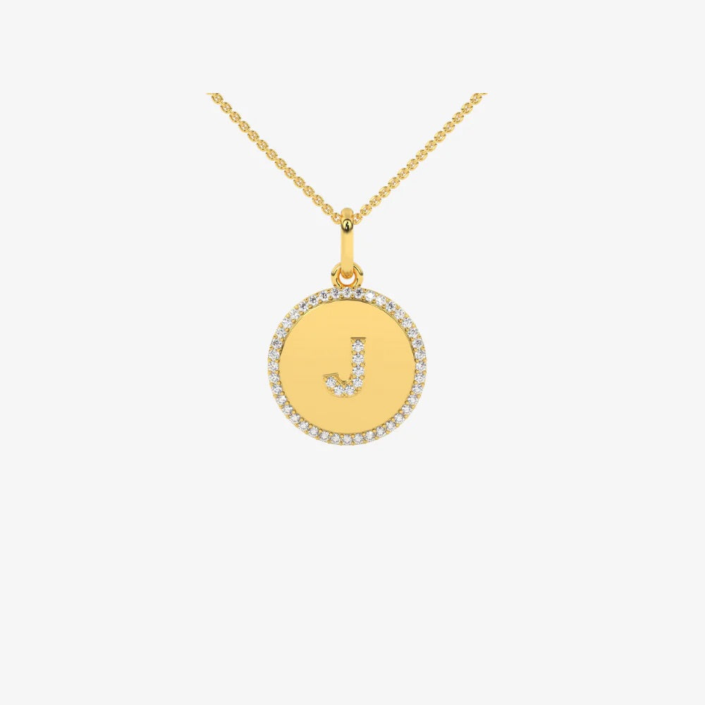 Goldie Paris Gold Diamonds Letter Pendant