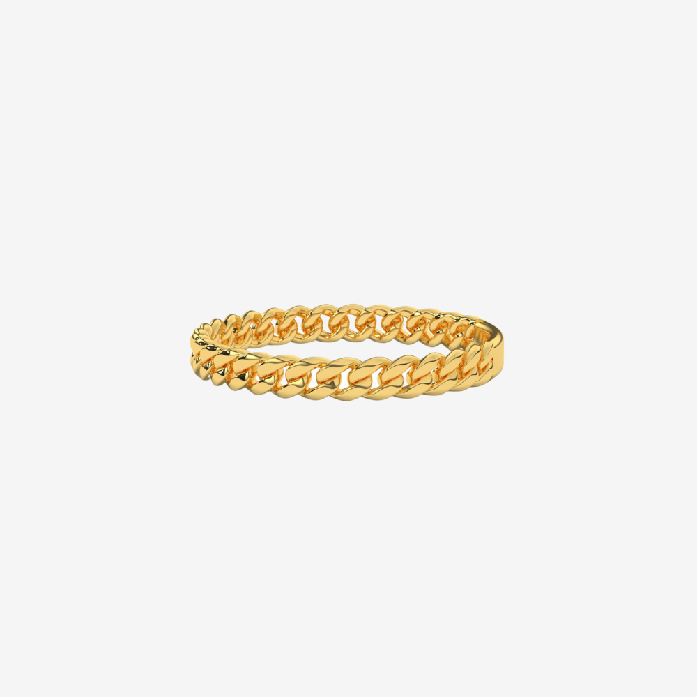 Goldie Paris Yellow Gold Indie Ring