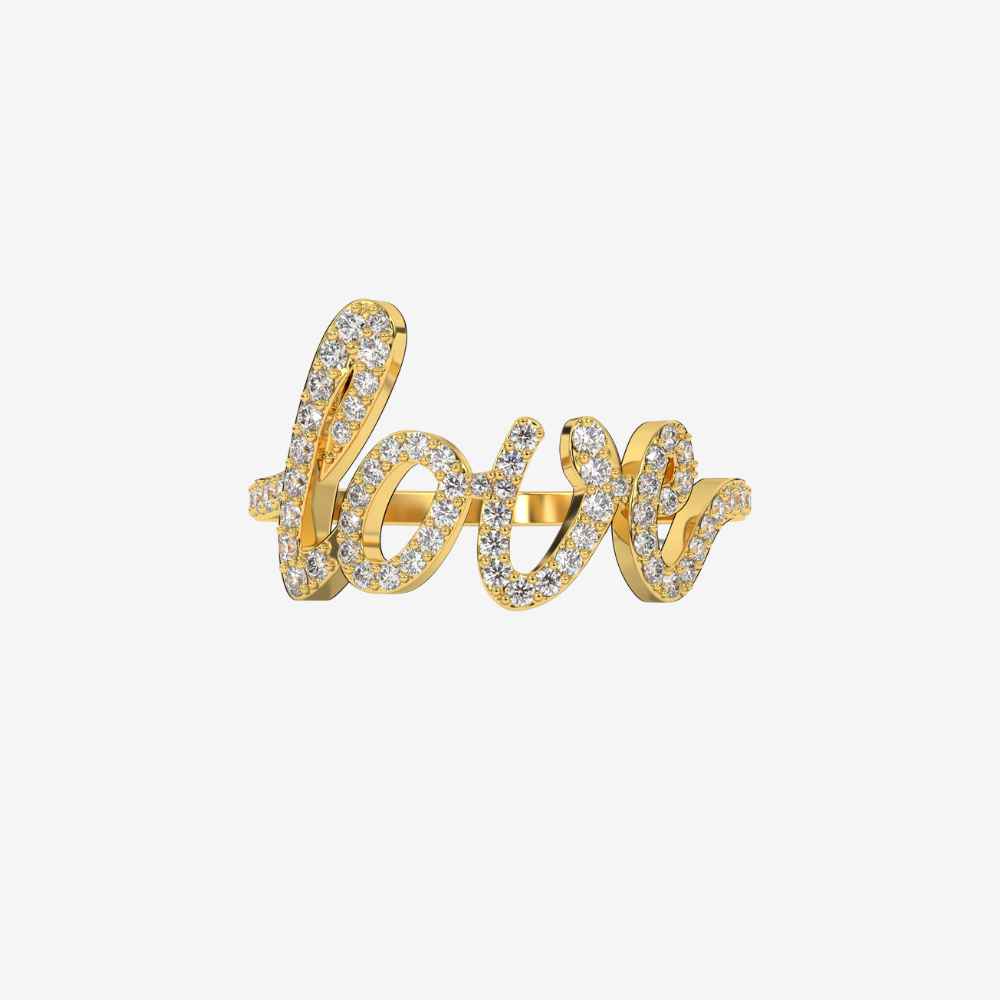 Goldie Paris Diamond Love Ring