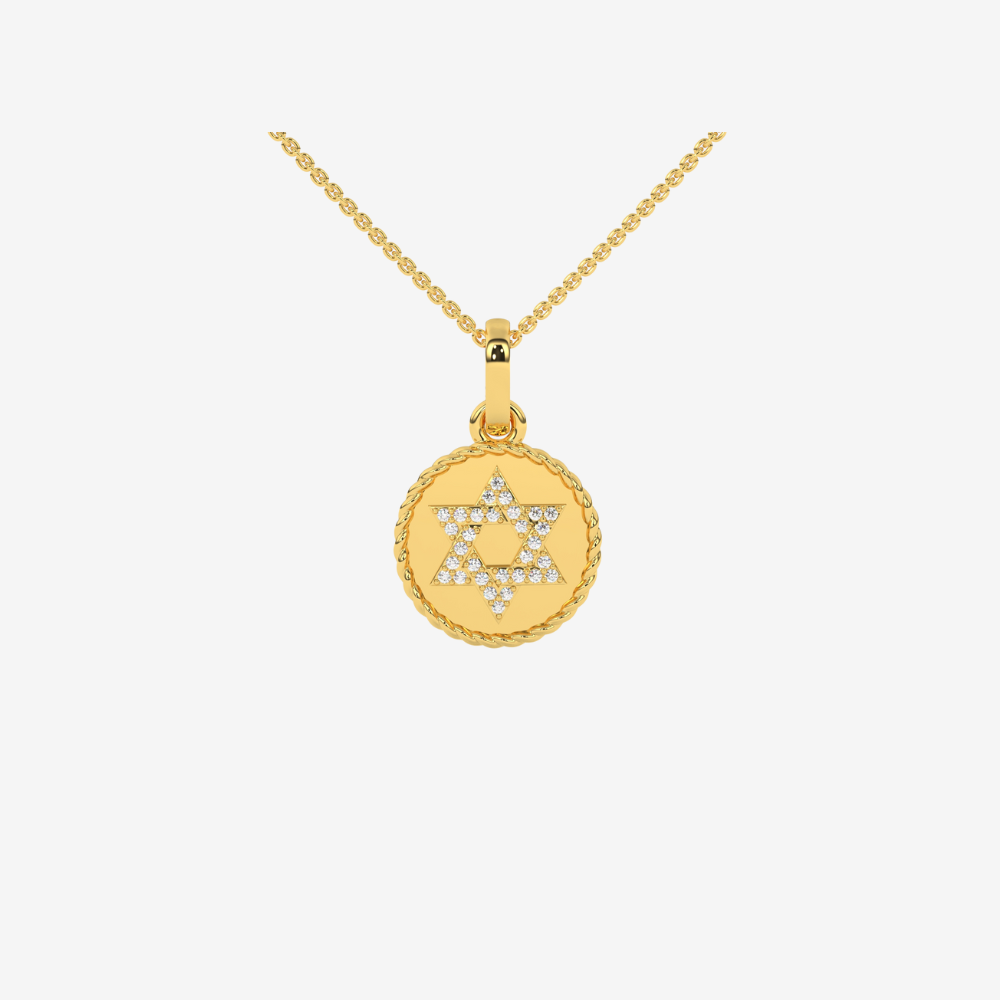 Goldie Paris Magen David Reversible Pendant